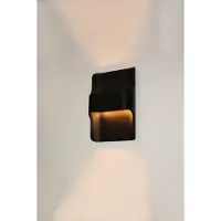 Artdelight Lampe d'extérieur LED Dallas Haut-Bas noir