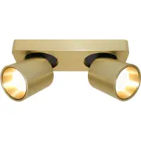Artdelight Spot LED Laguna Or 2 lumières