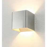 Artdelight Éclairage LED haut et bas Fulda 6w - 2700K - 10cm gris