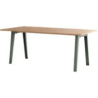 TIPTOE New Modern Table à Manger Rectangulaire en Bois 190 cm x 95 cm | Eucalyptus Grey
