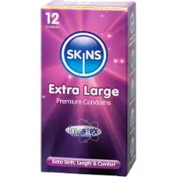 Skins Extra Large Premium Condoms préservatifs 12 pcs