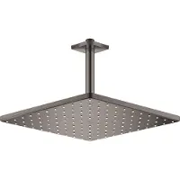 GROHE Pommeau RAINSHOWER MONO 310 CUB Sortie plafond 142mm hard graphite (1 Type de jet, 7.50 l/min)