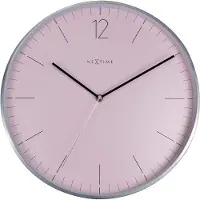 Nextime Essential Silver Watch de quartz Around Pink, Silver