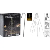 SELF IMPORT AGENCIES Sapin De Noël 192 Leds Lumière Chaude 2,08m (hauteur)