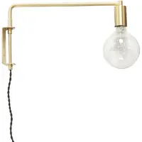 Hubsch Jolie Lampe Murale Pyke Laiton | 890501