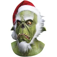 Partychimp Santa Claus Mask Vert