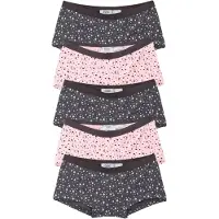 Bonprix Lot de 5 culottes en coton doux et extensible