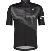 Agu Striped Essential Short Sleeve Jersey Noir L Homme
