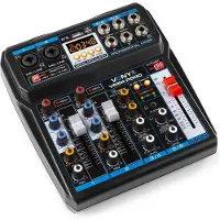 VONYX Mélangeur VMM-P500, Table de mixage, Noir