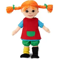 Peppi Pitkätossu Animaux en peluche 'Langstrumpf' azur / vert / orange / rouge
