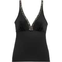 LASCANA Haut de tankini marron / noir