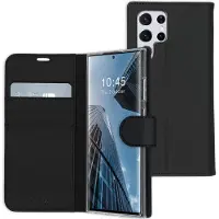 Accezz Étui de télephone Wallet Samsung Galaxy S22 Ultra - Noir