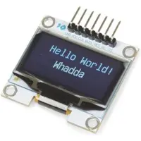 Whadda Écran OLED 1,3 pouces pour Arduino (pilote Sh1106, SPI)