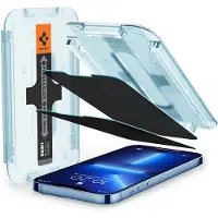 Spigen Protection d'écran en verre trempé GLAStR Privacy Applicator - lot de 2 Apple iPhone 13 Pro Max