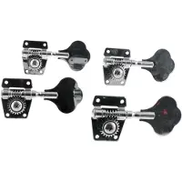 Fazley 10548 mécaniques pour basse 4 en ligne, chromé