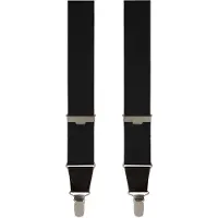 Profuomo Bretelles noir, Unicolore