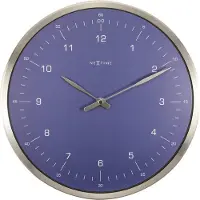 Nextime Ne-3243Bl Horloge murale 60 minutes Ø33 métal bleu