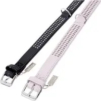 Karlie Vinatge Diamonds 3 Lines Dog Collar Noir 50 cm x 30 mm