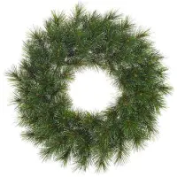 Black Box Couronne de Noël Black Box Trees Glendon Wreath Green Frosted 60 cm