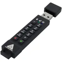 Apricorn Clé sécurisée Aegis 3z - Clé USB - chiffré - FIPS 140-2 Level 3 - 64 Go - USB 3.0