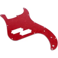 Fazley 10657 plaque de protection pour basse style P, rouge nacré