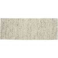 Nordal Tapis Lara laine - ivoire / gris 75x200cm