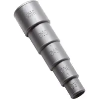 Talamex Universal Straight Connector 32-59 Mm Argenté
