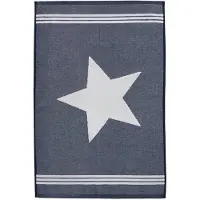 Seahorse Tapis de Bain Seahorse Stardust Bleu-50 x 75 cm