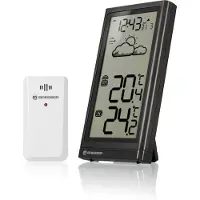 Bresser Meteo Temp Weather Station Noir One Size / EU Plug 220V