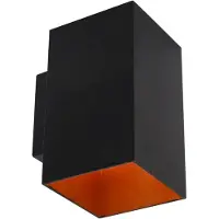 LumenXL Applique moderne noire avec or - Gio