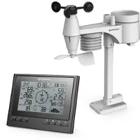 Bresser Meteo 7 In 1 Climatescout Rc Weather Station Blanc One Size / EU Plug 220V