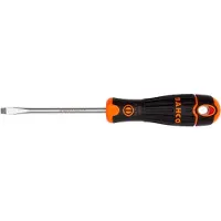 Bahco Tournevis à Tête Plate Avec Fente Et Poignée En Caoutchouc 2 Mmx14 Mmx250 Mm