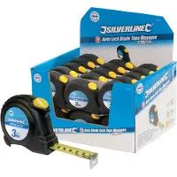 Silverline Rolmaten met Automatische Vergrendeling - Lengte 3 meter x 16 mm - 30 stuks
