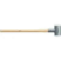 HALDER 3366.081 80 Mm Nylon Mace Marron