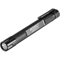 Hazet LAMPE DE POCHE LED 130 MM ALUMINIUM, NOIR argent