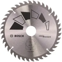 Bosch 2609256815 Standard Lame De Scie Circulaire 40 Dents Carbure Coupe Nette Diamètre 180 Mm Alésage/Alésage Avec Bague De Réd