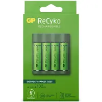 GP Batteries Chargeur de Piles USB B421 + 4x AA 2100 mAh