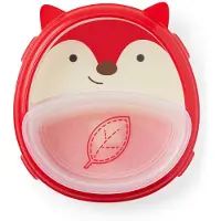 Skip Hop Bavoir Pliable Zoo Renard Silicone