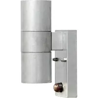 Konstsmide Modena Applique Double avec Détecteur de Mouvement Gris