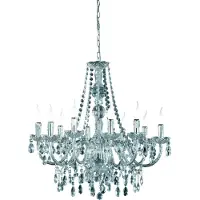 TRIO Lustre Luster Crystal 77cm 10 lumières avec cristal