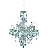 TRIO Lustre Luster Crystal 61cm 9 lumières transparent