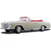 Maisto 118 1967 Mercedes-Benz 280se Cabrio Diecast Vehicle