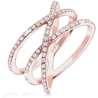 Elli Bague or rose / transparent