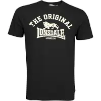 Lonsdale T-Shirt 'Original' écru / noir