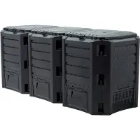 Sans marque Compogreen Composting Box 1200l 82.6x198x71.9 Cm Noir
