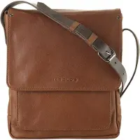 Harold's Cuir sac à épaule bandoulière sac pour tablette Ivy Lane Tablet Messengerbag Upend Cognac brun