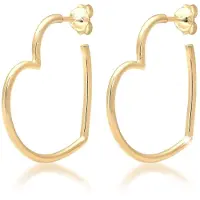 Elli Boucles d'oreilles 'Herz' or