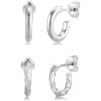 Elli Boucles d'oreilles argent