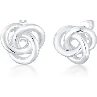 Elli Boucles d'oreilles 'Knoten' argent