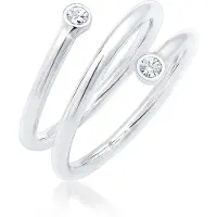 Elli Bague 'Wickelring' argent